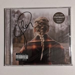 Signed Taylor Swift Evermore Album